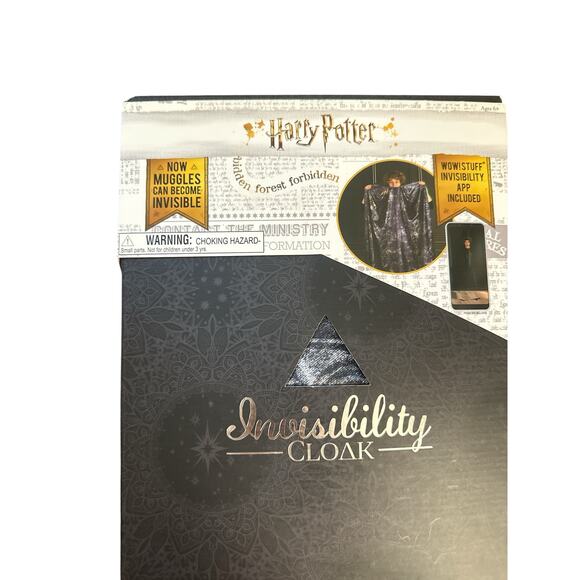 NEW WOW! Stuff Harry Potter Invisibility Cloak Toy Wizarding World One Size - Picture 2 of 4